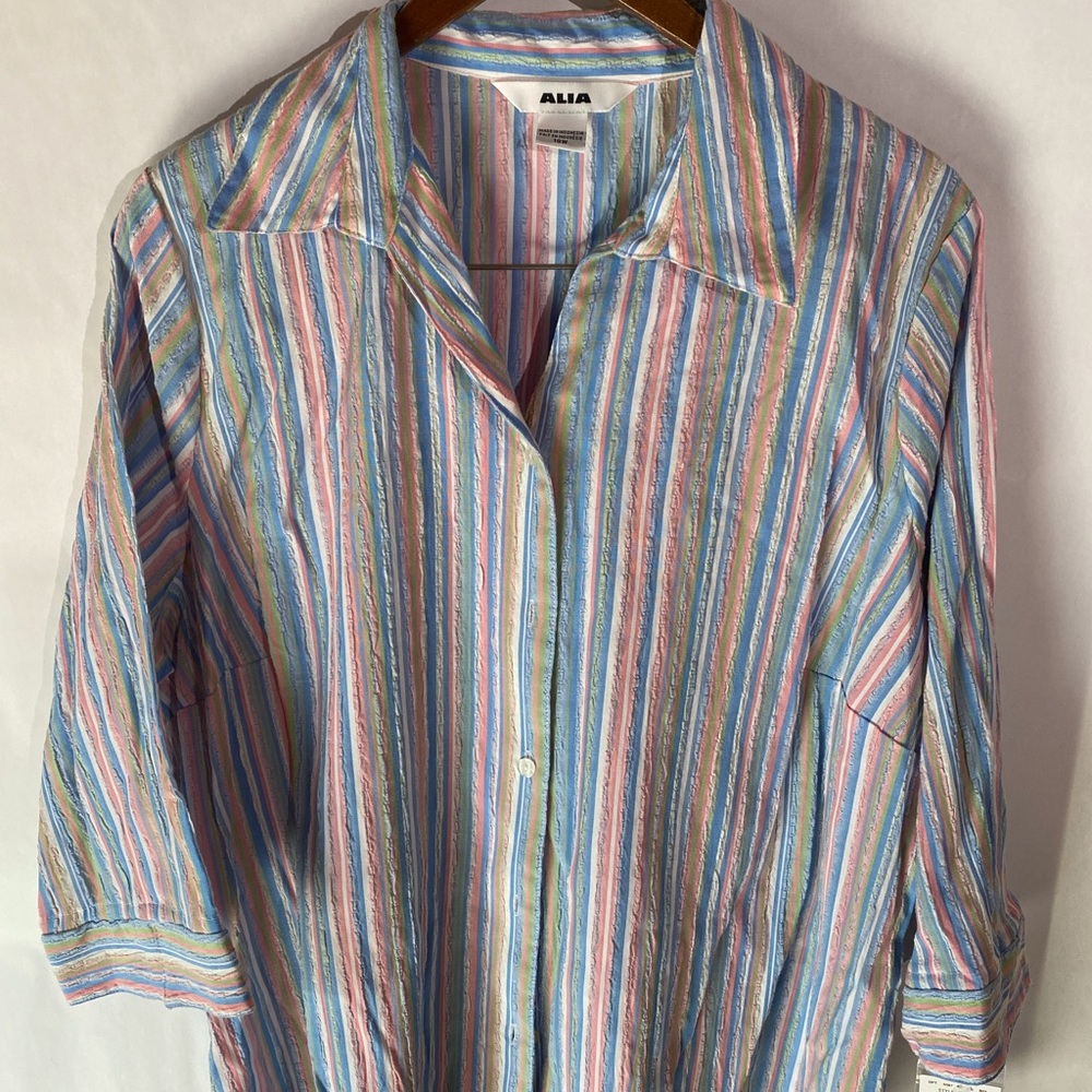 Alia multi-colored blouse.